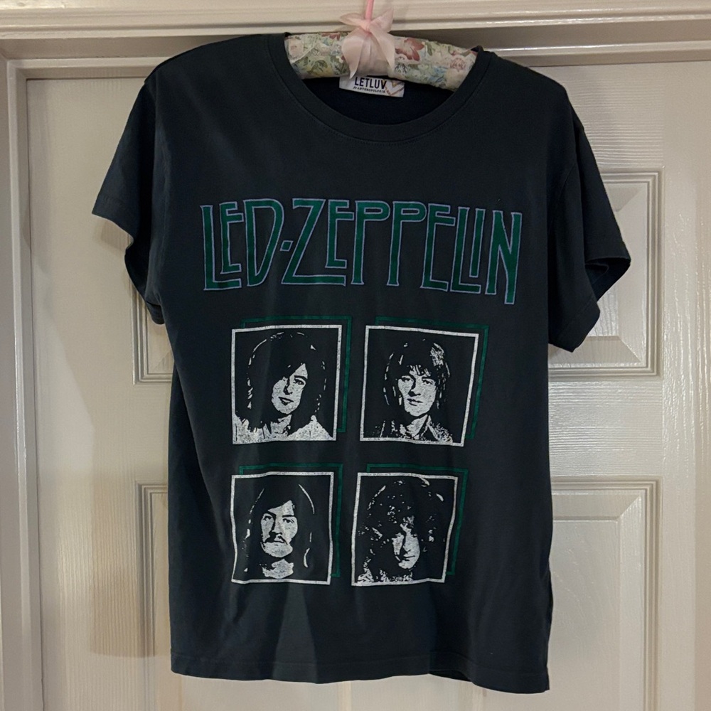 Anthropologie Black Graphic T-Shirt